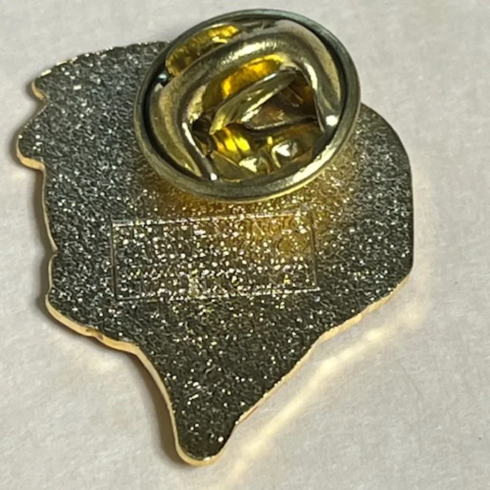 Webster Cyclones Youth Hockey Rochester, NY Lapel Hat Pin Gold Black .75